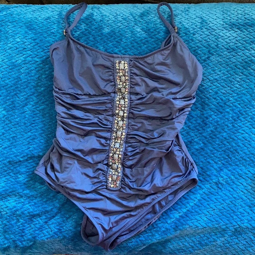 Badgley Mischka one piece swimsuit